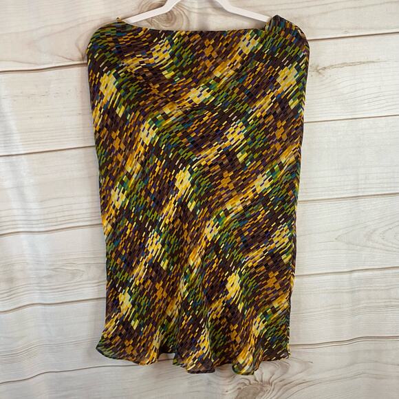Tessuto Multicolor Midi Skirt Size Small - Picture 2 of 3